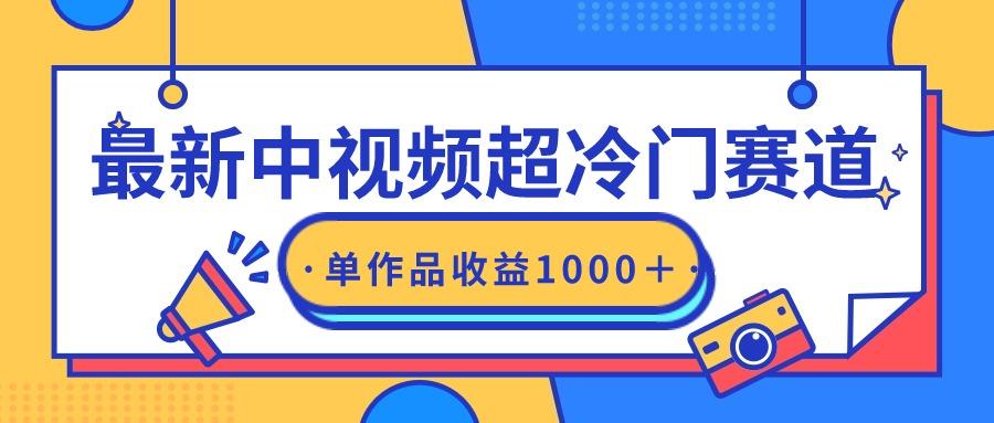 (9275期)最新中视频超冷门赛道，轻松过原创，单条视频收益1000＋-米壳知道—知识分享平台