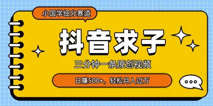 小国学细分赛道，三分钟一条原创视频，日赚500+，可矩阵复制-米壳知道—知识分享平台