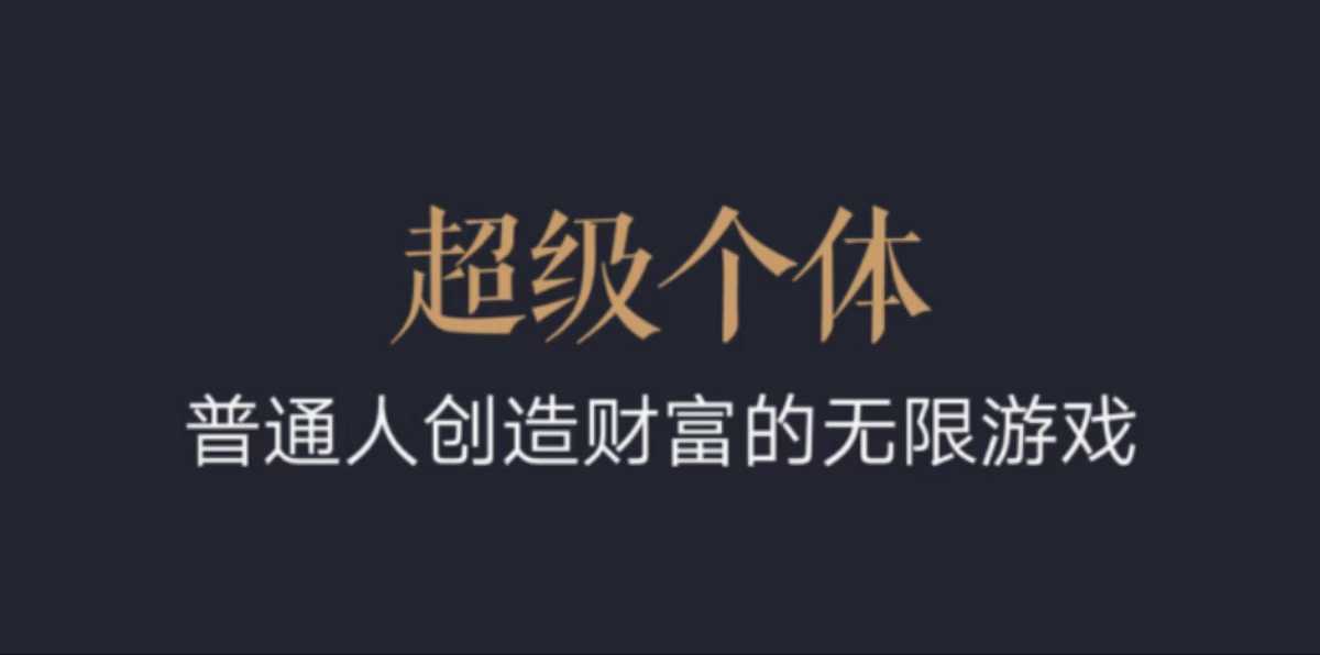 超级个体：2024-2025翻盘指南，普通人创造财富的无限游戏-米壳知道—知识分享平台