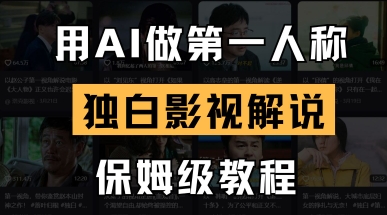 用AI做第一人称独白影视解说，手把手教学，保姆级教程-米壳知道—知识分享平台