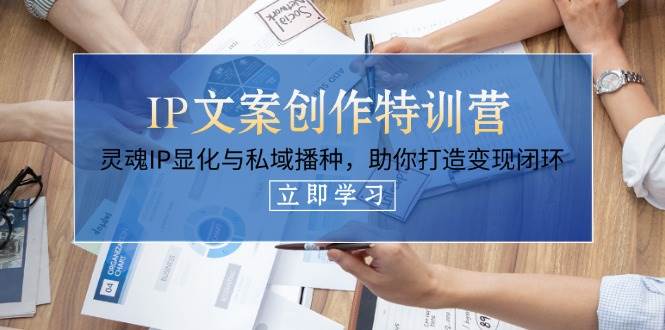 IP文案创作特训营，灵魂IP显化与私域播种，助你打造变现闭环(14节课)-米壳知道—知识分享平台