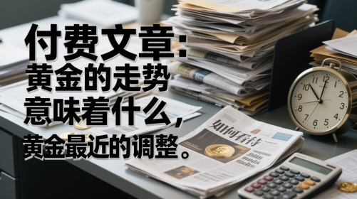 付费文章：黄金的走势意味着什么，如何看待黄金最近的调整-米壳知道—知识分享平台