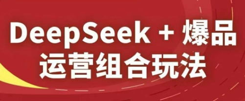 DeepSeek+爆品运营组合玩法，2025淘系精品课-米壳知道—知识分享平台