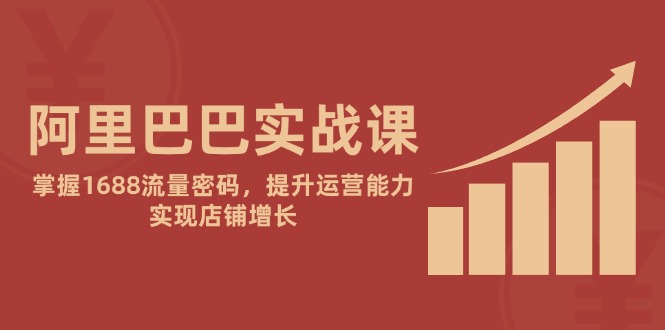阿里巴巴实战课：掌握1688流量密码，提升运营能力，实现店铺增长-米壳知道—知识分享平台