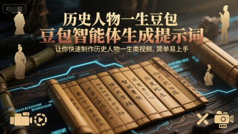 历史人物一生豆包智能体生成提示词，让你快速制作历史人物一生类视频，简单易上手-米壳知道—知识分享平台