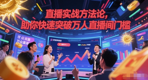 直播实战方法论，助你快速突破万人直播间门槛-米壳知道—知识分享平台