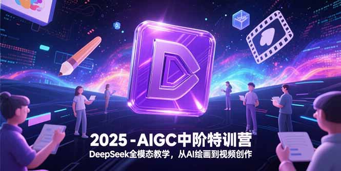 2025-AIGC中阶特训营，DeepSeek全模态教学，从AI绘画到视频创作-米壳知道—知识分享平台