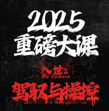 2025重磅大课，入世2，驾驭与控制-米壳知道—知识分享平台