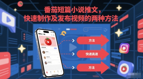 番茄短篇小说推文，快速制作及发布视频的两种方法-米壳知道—知识分享平台