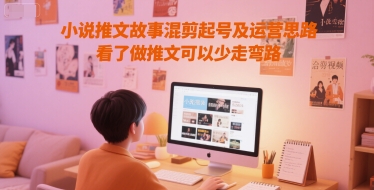 小说推文故事混剪起号及运营思路，看了做推文可以少走弯路-米壳知道—知识分享平台