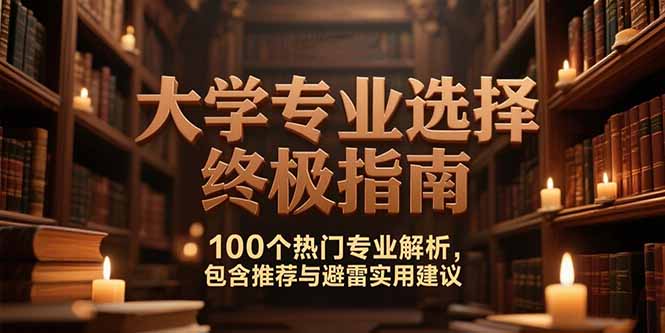付费文：大学专业选择终极指南,100个热门专业解析,包含推荐与避雷实用建议-米壳知道—知识分享平台