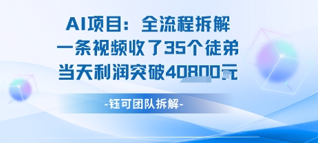 AI收徒变现闭环：一条视频收35人，日入1k+(附完整SOP)-米壳知道—知识分享平台