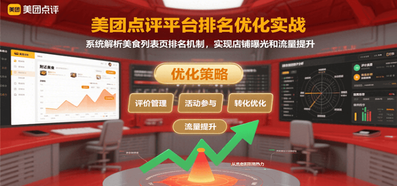 美团点评平台排名优化实战,系统解析美食列表页排名机制,实现店铺曝光和流量提升-米壳知道—知识分享平台