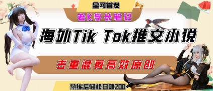 海外tiktok小说推文暴力项目，高停留率，高转化率，上手后一天搞顿饭钱不是问题-米壳知道—知识分享平台