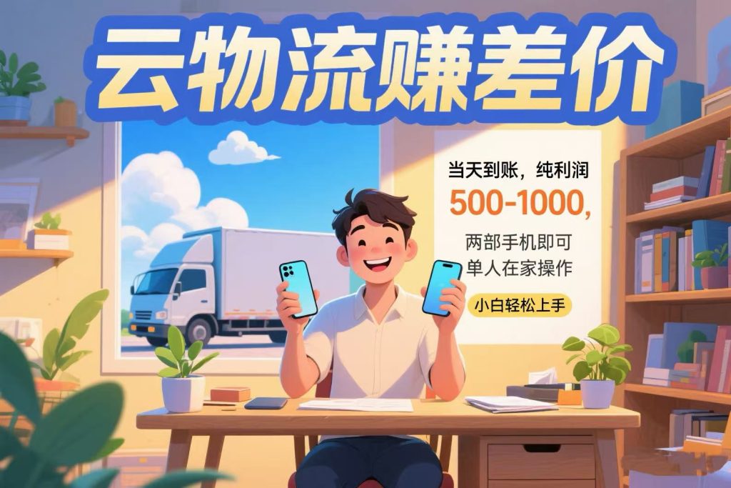 图片[1]-云物流赚差价 当天到账纯利润500-1000 两部手机即可 可单人在家操作 小…-米壳知道—知识分享平台