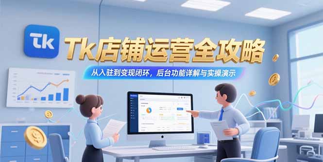 Tk店铺运营全攻略，从入驻到变现闭环，后台功能详解与实操演示-米壳知道—知识分享平台