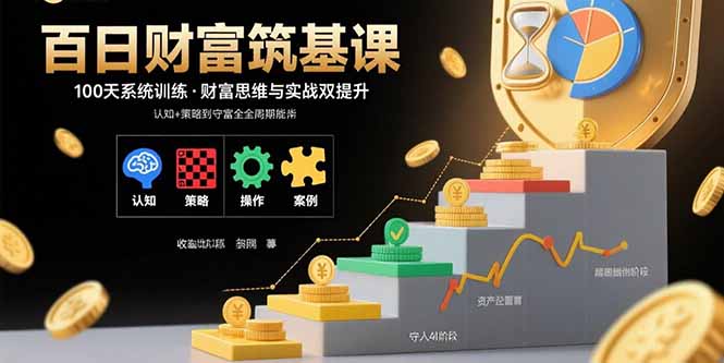 品乔老师·百日财富筑基-认知+策略+实操+案例拆解 实现从创富到守富全周期能力-米壳知道—知识分享平台