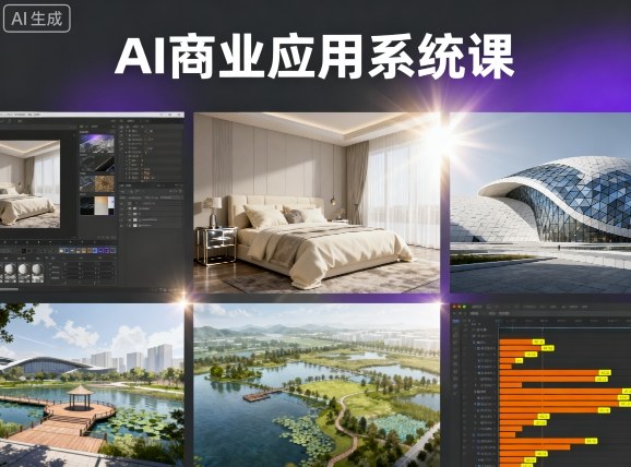 图片[1]-AI生图工作流实战课：SD/Flux搭建，掌握室内建筑出图、洗图与Krita精修-米壳知道—知识分享平台