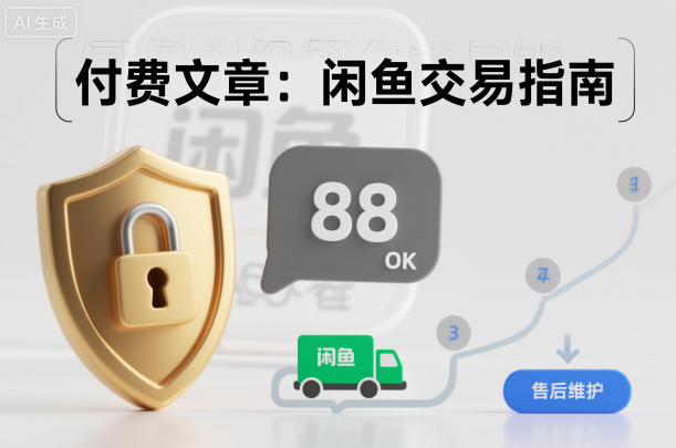 付费文章：闲鱼交易指南，怎么才能降低被坑被马扁的概率-米壳知道—知识分享平台