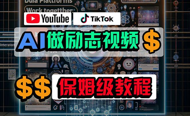 利用AI制作励志视频，在YouTube和TikTok赚钱，小白可做(附工具-米壳知道—知识分享平台