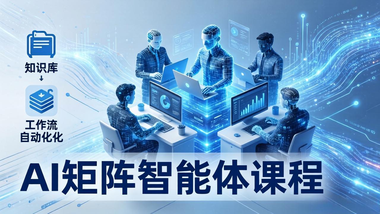 AI矩阵智能体实战：100个数字员工批量生产内容，文本知识库+工作流自动化全搞定-米壳知道—知识分享平台