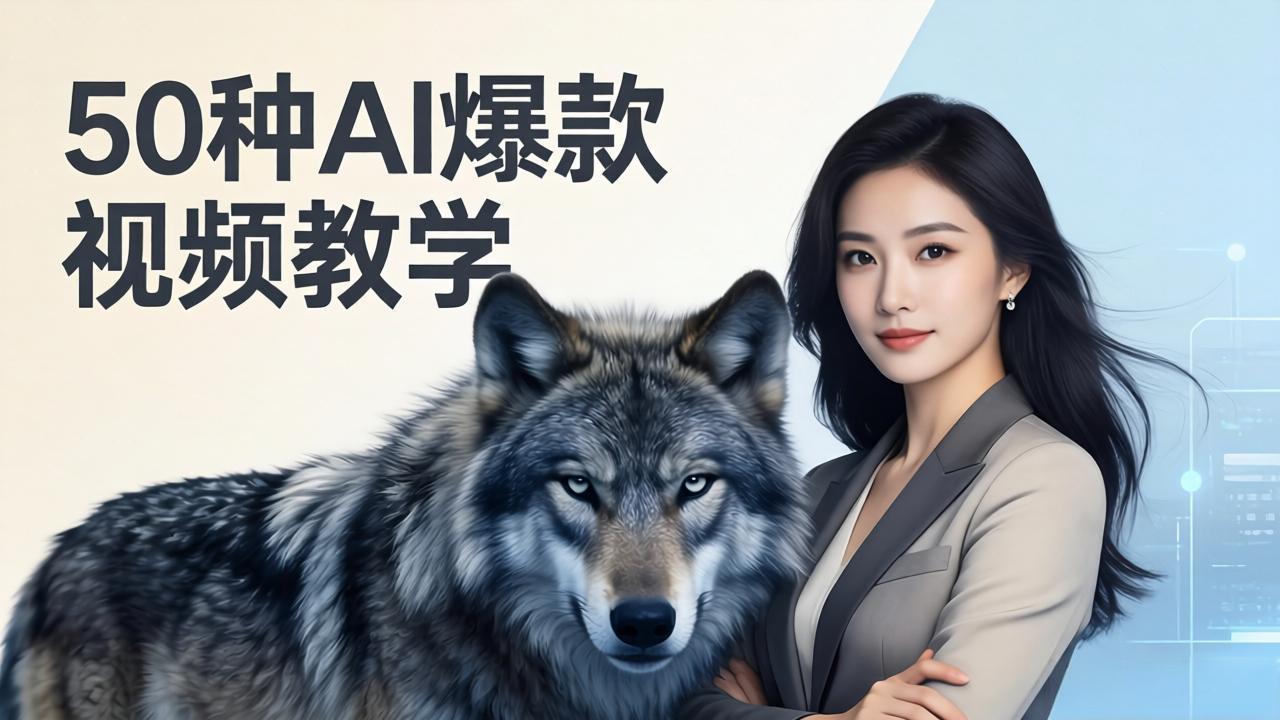 50种AI爆款视频教学：影视级古诗词+治愈萌宠+山海经蛟龙，高阶宝典商业落地-米壳知道—知识分享平台