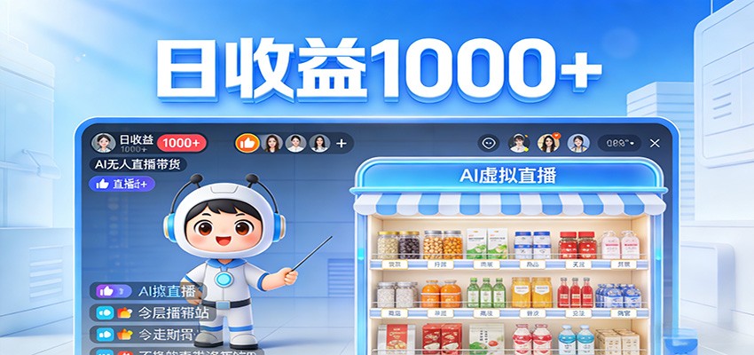 不用露脸不用说话,24小时自动卖货赚钱,全天自动直播,收益看得见-米壳知道—知识分享平台