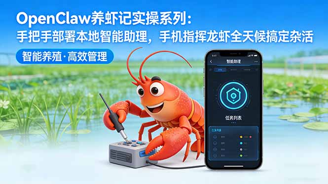 OpenClaw养虾记实操系列-更新：手把手部署本地智能助理，手机指挥龙虾全天候搞定杂活-米壳知道—知识分享平台