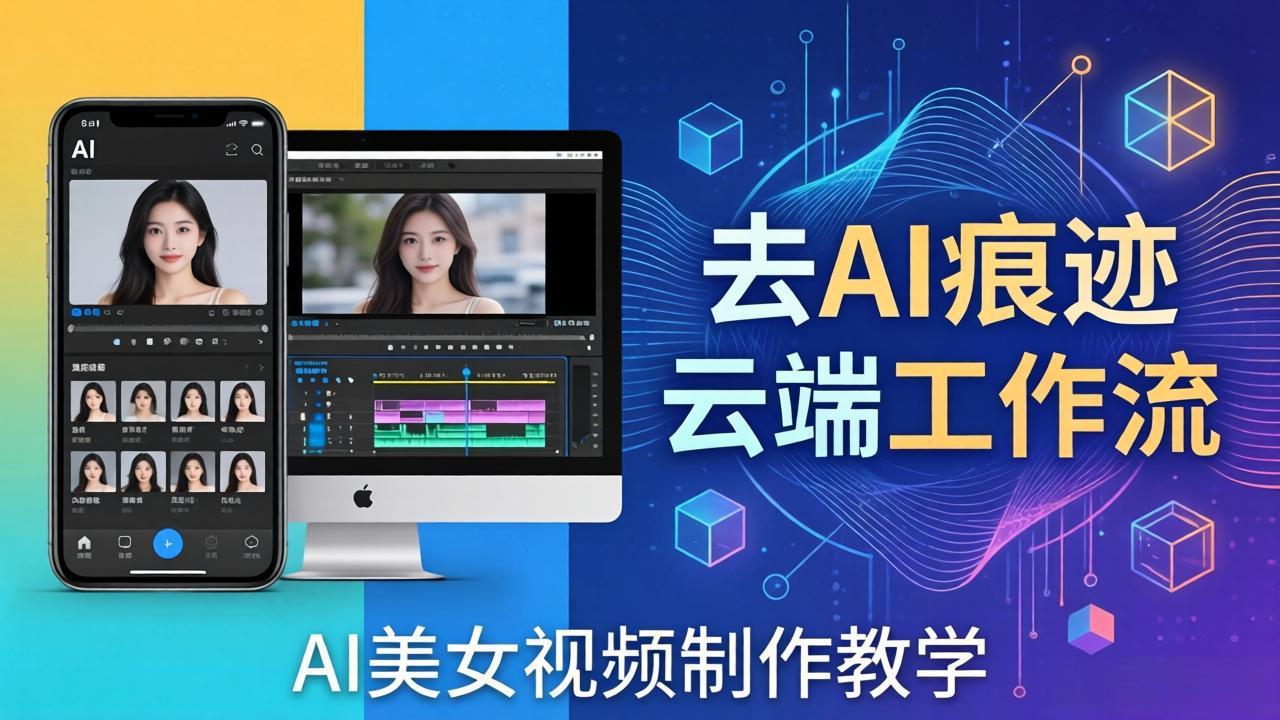 AI美女视频制作教学：去AI痕迹，云端工作流出图，手机电脑均可，不需要配置-米壳知道—知识分享平台