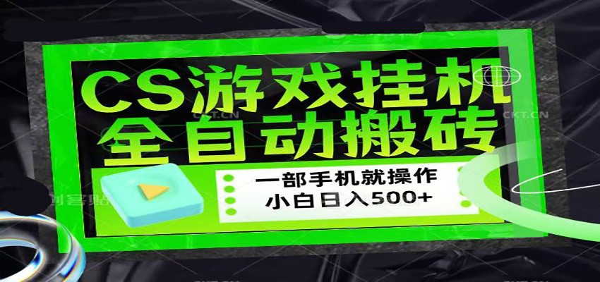CSGO游戏挂机捡漏搬砖，超稳定的项目，带领1000+小白实现日入500+-米壳知道—知识分享平台