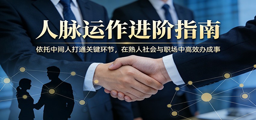 付费文章:人脉运作进阶指南,依托中间人打通关键环节,在熟人社会与职场中高效办成事-米壳知道—知识分享平台