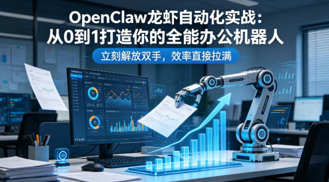 OpenClaw龙虾自动化实战:从0到1打造你的全能办公机器人,立刻解放双手,效率直接拉满-米壳知道—知识分享平台