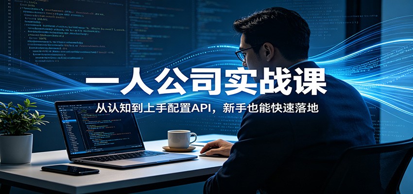 一人公司实战课:从认知到上手配置API,新手也能快速落地-米壳知道—知识分享平台