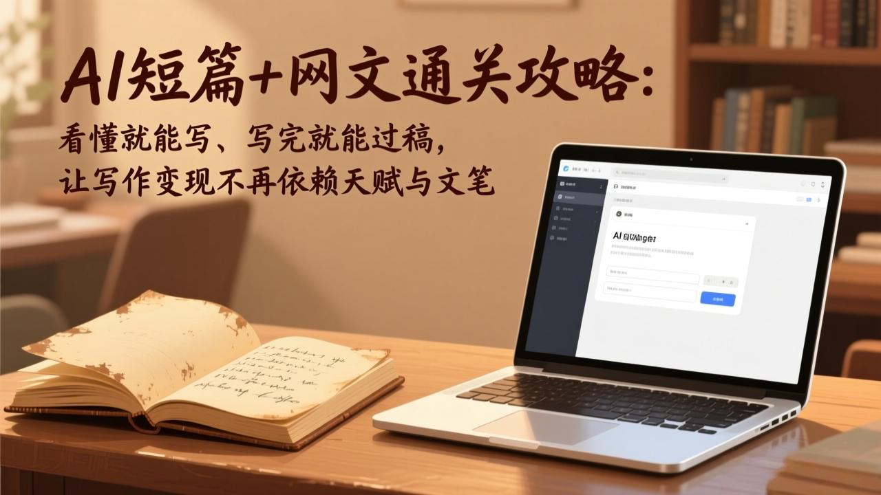AI短篇+网文通关攻略-更新4月：看懂就能写、写完就能过稿，让写作变现不再依赖天赋与文笔-米壳知道—知识分享平台