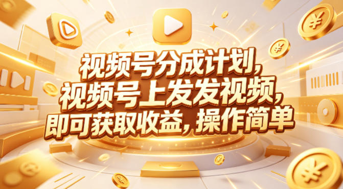视频号分成计划，599元众筹的Red团队课程，视频号上发发视频，即可获取收益，操作简单-米壳知道—知识分享平台
