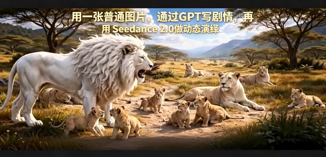 用一张普通图片，通过GPT写剧情，再用Seedance 2.0做动态演绎，居然能生成迪士尼风格搞笑动画-米壳知道—知识分享平台
