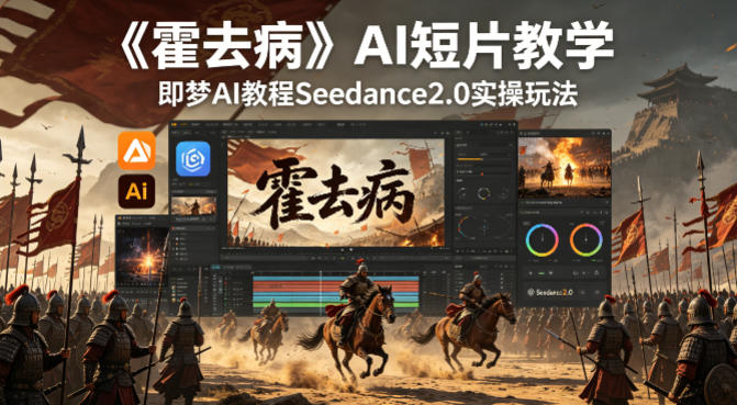 《霍去病》AI短片教学，即梦AI教程Seedance2.0实操玩法-米壳知道—知识分享平台