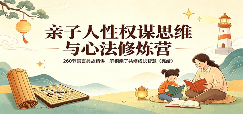 亲子人性权谋思维与心法修炼营：260节寓言典故精讲，解锁亲子共修成长智慧(完结)-米壳知道—知识分享平台