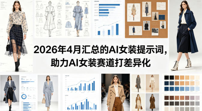 2026年4月汇总的AI女装提示词，助力AI女装赛道打差异化-米壳知道—知识分享平台