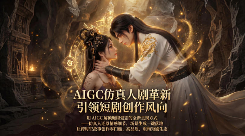 AIGC仿真人《合欢宗》短剧教学，用AIGC解锁缠绵爱恋的全新呈现方式，让跨时空故事创作零门槛、高品质，重构短剧生态-米壳知道—知识分享平台