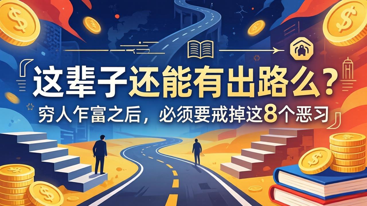 关于人生两篇付费文章【这辈子还能有出路么？】【穷人乍富之后，必须要戒掉这8个恶习】-米壳知道—知识分享平台