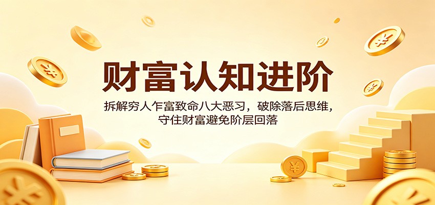 财富认知进阶：拆解穷人乍富致命八大恶习，破除落后思维，守住财富避免阶层回落-米壳知道—知识分享平台