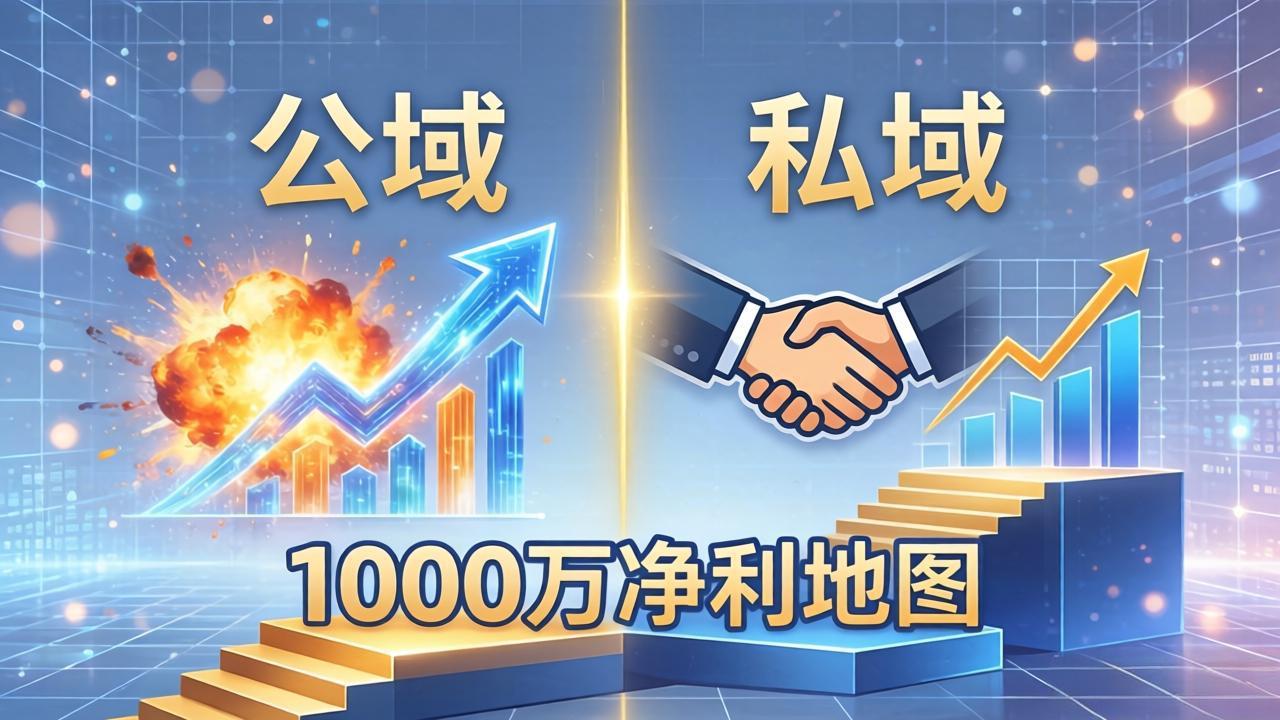 公域玩命出爆款，私域悄悄做成交：这套AI内训课，2026给你打通1000万净利的地图-米壳知道—知识分享平台