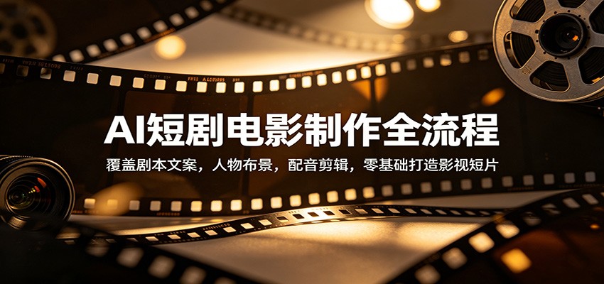 AI短剧电影制作全流程：覆盖剧本文案，人物布景，配音剪辑，零基础打造影视短片-米壳知道—知识分享平台