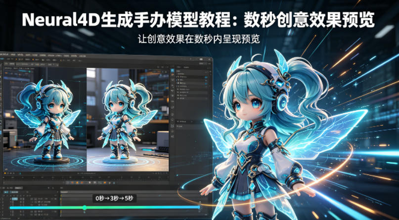 Neural4D生成手办模型教程，让创意效果在数秒内呈现预览-米壳知道—知识分享平台