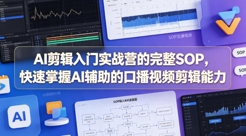 AI剪辑入门实战营的完整SOP，快速掌握AI辅助的口播视频剪辑能力-米壳知道—知识分享平台