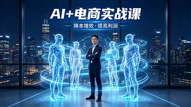 AI+电商实战课，1人+N个AI 智能体，把SOP变AI员工，实现降本增效提高利润-米壳知道—知识分享平台