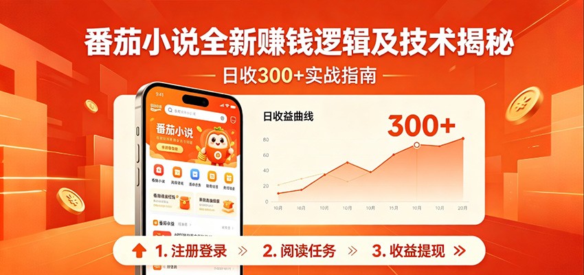 番茄小说全新赚钱逻辑及技术日收300+，小白新书皆可做！无脑赚就行了！-米壳知道—知识分享平台