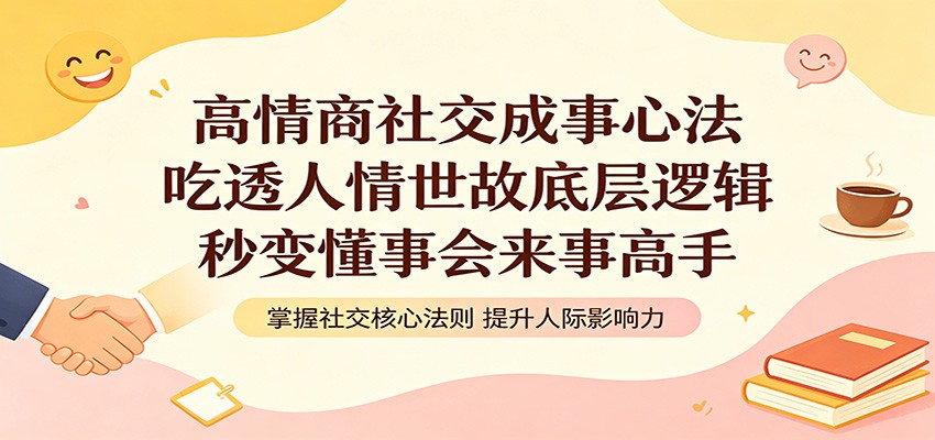 高情商社交成事心法：吃透人情世故底层逻辑，秒变懂事会来事高手-米壳知道—知识分享平台