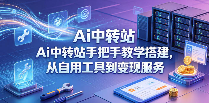 Ai中转站手把手教学搭建，从自用工具到变现服务-米壳知道—知识分享平台